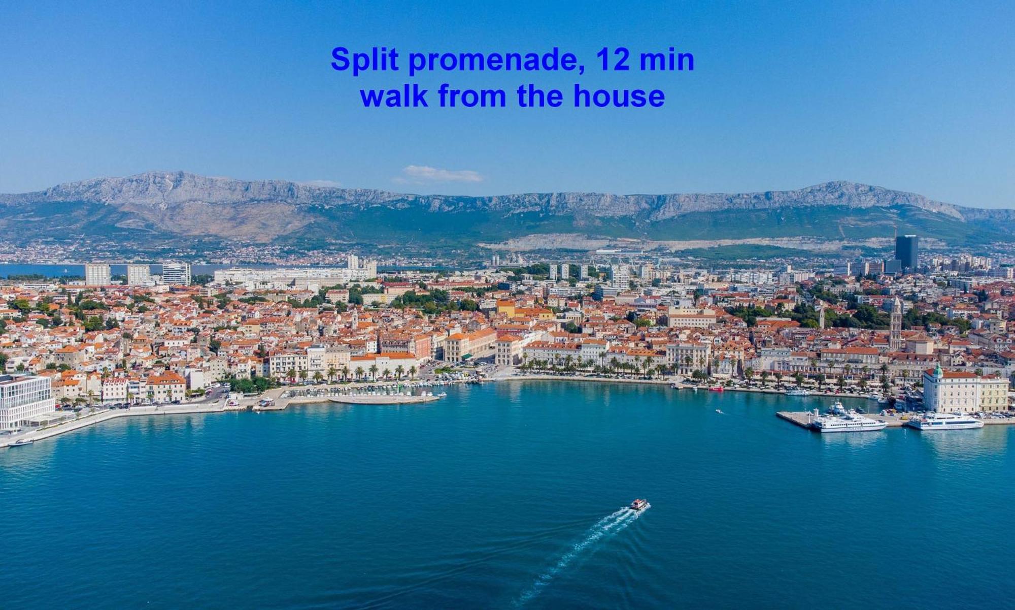 Villa Violeta With The Sea View, 3 Min Walk To The Beach Split Zewnętrze zdjęcie