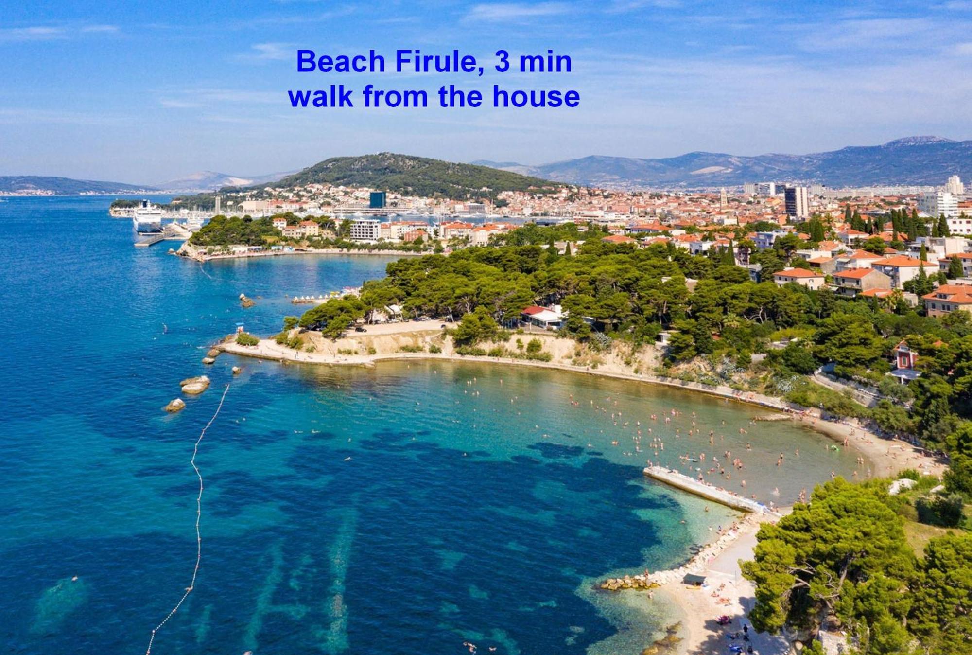 Villa Violeta With The Sea View, 3 Min Walk To The Beach Split Zewnętrze zdjęcie